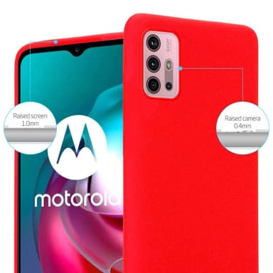Skal Motorola MOTO G10 / G30 Fodral Case (Röd)