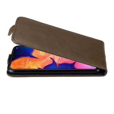 Samsung Galaxy A10 / M10 Flipfodral Skal (Brun)