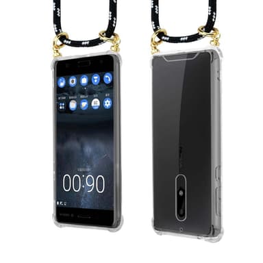 Nokia 5 2017 Skal Fodral Kedja (Svart)