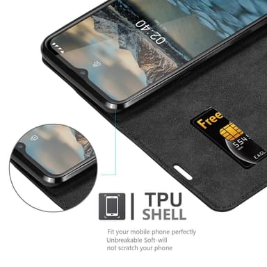 Nokia 2.4 Skal Fodral Case (Svart)