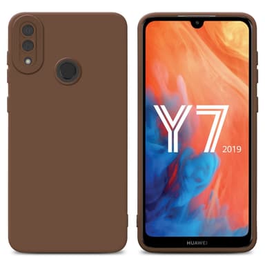Huawei Y7 2019 / Y7 PRIME 2019 Skal Fodral Case (Brun)