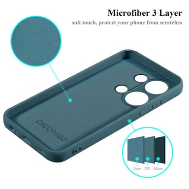 Redmi Note 13 pro 4G Skal Fodral Case (Grön)