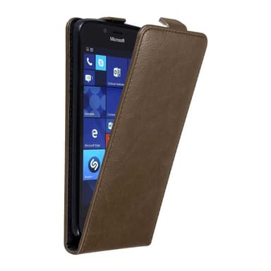 Nokia Lumia 950 Flipfodral Skal (Brun)