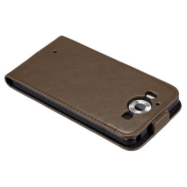 Nokia Lumia 950 Flipfodral Skal (Brun)