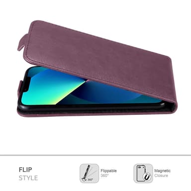 iPhone 13 PRO MAX Flipfodral Skal (Lila)