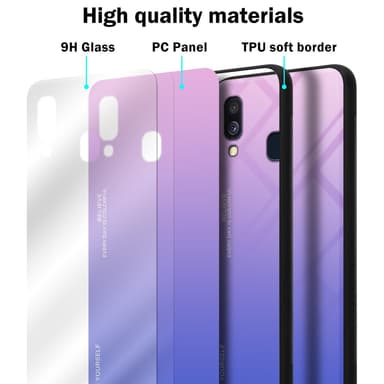 Samsung Galaxy A40 Skal Fodral Case (Svart)