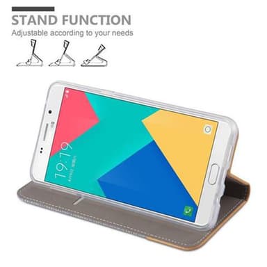 Samsung Galaxy A9 2016 Plånboksfodral Skal (Grå)