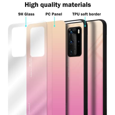 Huawei P40 PRO / P40 PRO+ Skal Fodral Case (Svart)