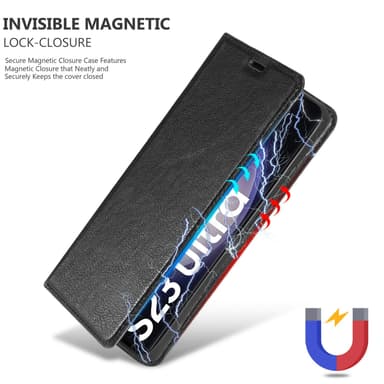 Samsung Galaxy S23 ULTRA Skal Fodral Case (Svart)