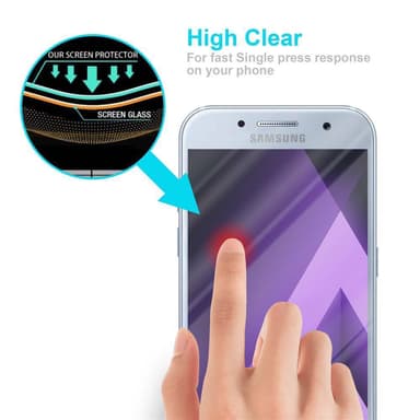 Samsung Galaxy A3 2017 Skyddsglas Skyddsfilm Skärmskydd