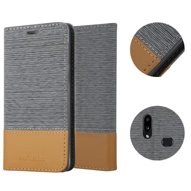 Samsung Galaxy A10s / M01s Plånboksfodral Skal (Grå)