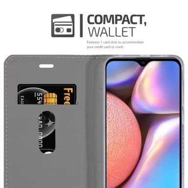 Samsung Galaxy A10s / M01s Plånboksfodral Skal (Grå)