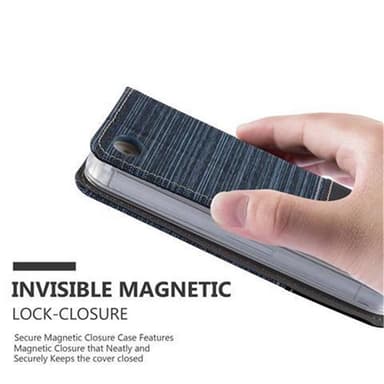 iPhone 4 / 4S Plånboksfodral Skal (Blå)
