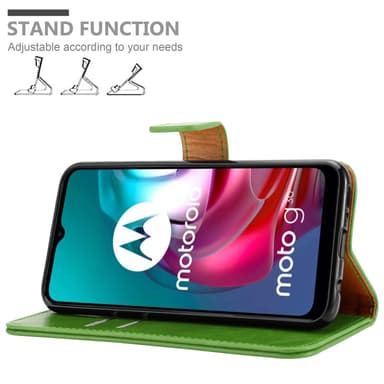 Motorola MOTO G10 / G30 Plånboksfodral Skal (Grön)