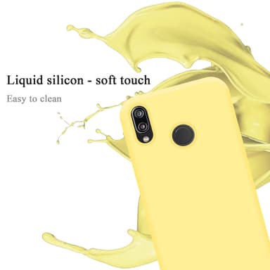 Huawei P20 LITE 2018 / NOVA 3E Skal Fodral Case (Gul)