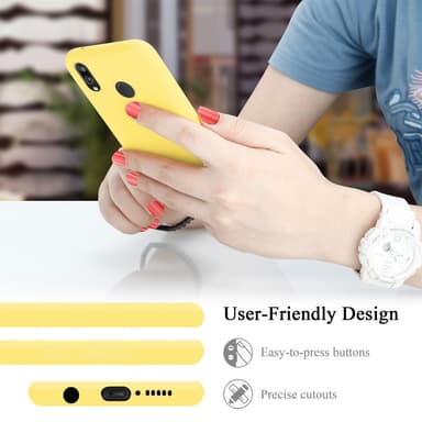 Huawei P20 LITE 2018 / NOVA 3E Skal Fodral Case (Gul)