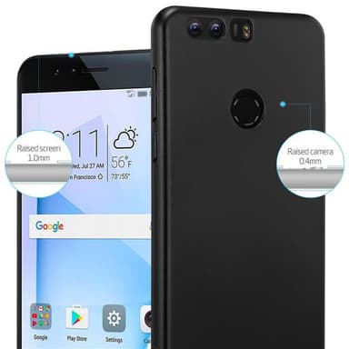 Honor 8 / 8 PREMIUM Skal Fodral Case (Svart)