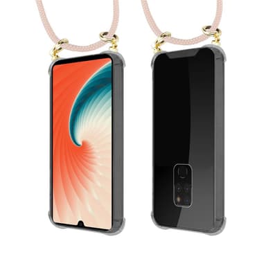 Huawei MATE 20 Skal Fodral Kedja (Rosa)