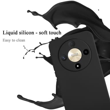 Honor Magic 6 Lite 5G Skal Fodral Case (Svart)