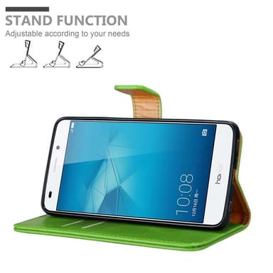 Honor 5C Plånboksfodral Skal (Grön)