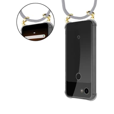 Google PIXEL 3A XL Skal Fodral Kedja (Grå)