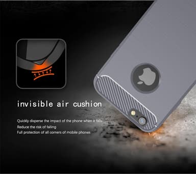 iPhone 6 PLUS / 6S PLUS Skal Fodral Case (Grå)