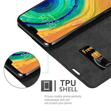Huawei MATE 30 Skal Fodral Case (Svart)