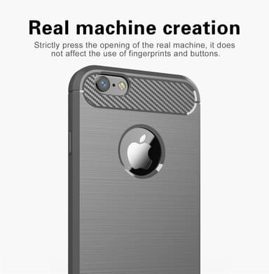iPhone 6 PLUS / 6S PLUS Skal Fodral Case (Grå)