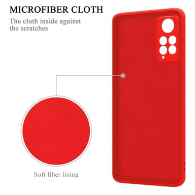 Skal Xiaomi RedMi NOTE 11 PRO 4G / 5G Fodral Case (Röd)