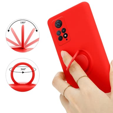 Skal Xiaomi RedMi NOTE 11 PRO 4G / 5G Fodral Case (Röd)