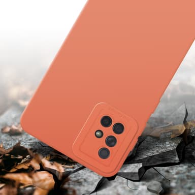 Samsung Galaxy A71 4G Skal Fodral Case (Orange)