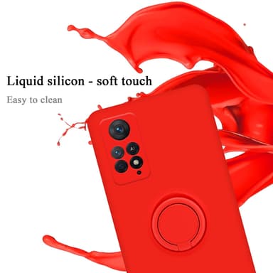 Skal Xiaomi RedMi NOTE 11 PRO 4G / 5G Fodral Case (Röd)