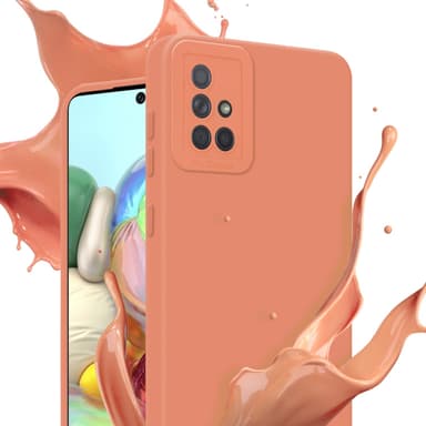 Samsung Galaxy A71 4G Skal Fodral Case (Orange)