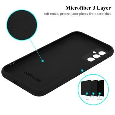 Samsung Galaxy M23 5G Skal Fodral Case (Svart)