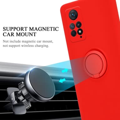Skal Xiaomi RedMi NOTE 11 PRO 4G / 5G Fodral Case (Röd)