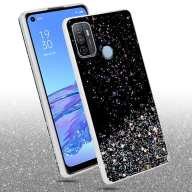 Oppo A53 Skal Fodral Case (Svart)