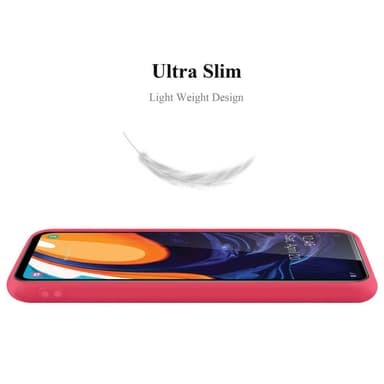Skal Samsung Galaxy A60 / M40 Fodral Case (Röd)