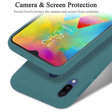Samsung Galaxy M20 Skal Fodral Case (Grön)