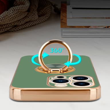 iPhone 14 PRO Skal Fodral Case (Grön)
