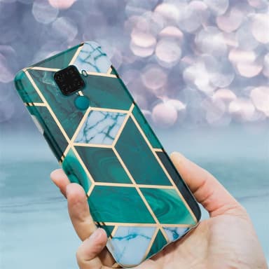 Huawei MATE 30 LITE Plånboksfodral Skal (Grön)