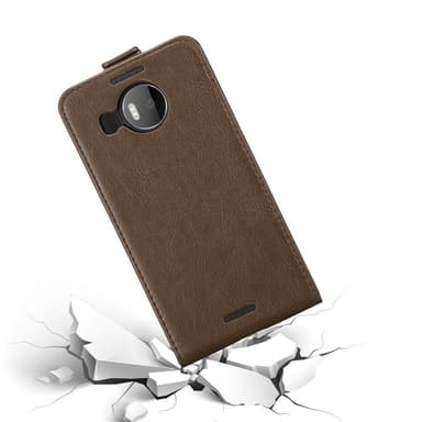 Nokia Lumia 950 XL Flipfodral Skal (Brun)