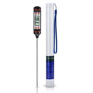 Termometer digital temperaturmätare (svart)