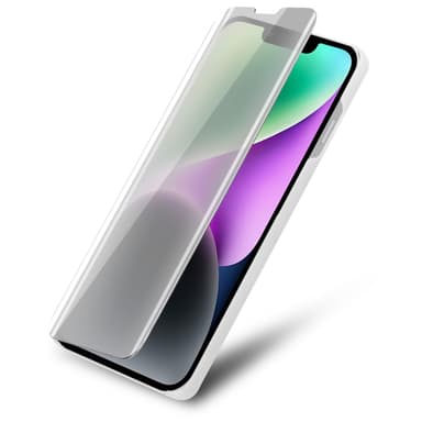 iPhone 14 Plånboksfodral Skal (Silver)