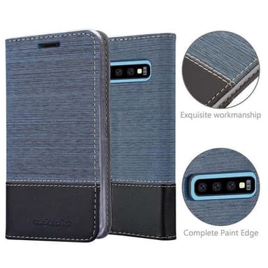 Samsung Galaxy S10 4G Plånboksfodral Skal (Blå)