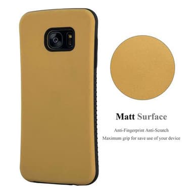 Samsung Galaxy S7 EDGE Skal Fodral Case (Brun)