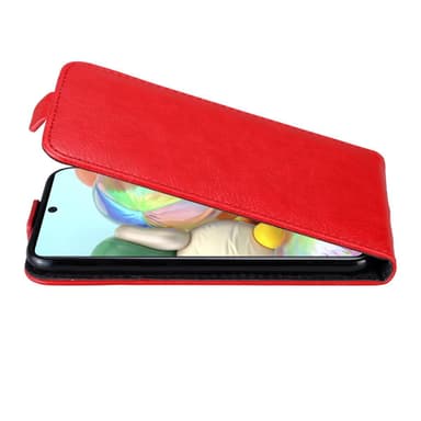 Samsung Galaxy A71 4G Flipfodral Skal (Röd)