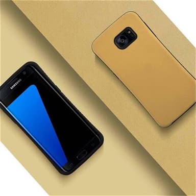 Samsung Galaxy S7 EDGE Skal Fodral Case (Brun)