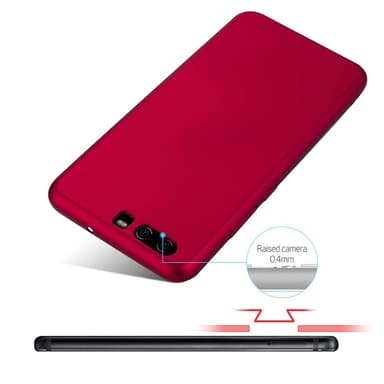 Huawei P10 Skal Fodral Case (Röd)