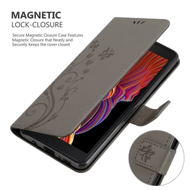 Samsung Galaxy XCover 5 Plånboksfodral Skal (Grå)