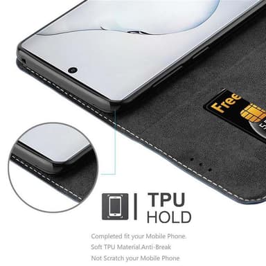 Samsung Galaxy NOTE 10 Skal Fodral Case (Blå)